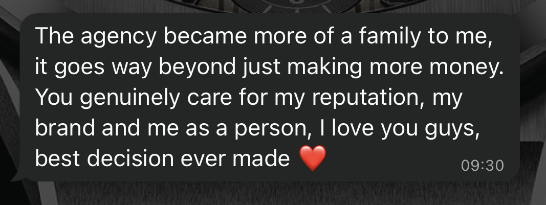 WhatsApp review from Nona