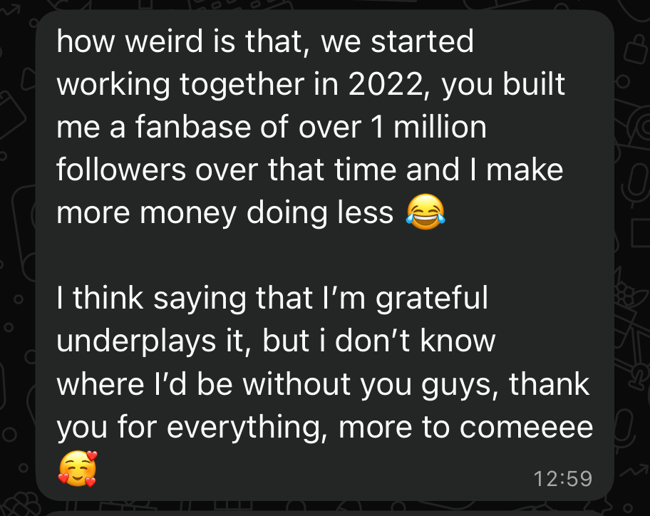 WhatsApp review from Cherry